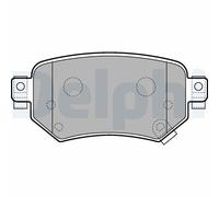 Set di pastiglie freno DELPHI LP3234, posteriore