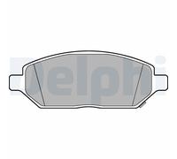 DELPHI LP3236 Kit pastiglie freni Anteriore per OPEL Karl (C16) Semi-Metallic