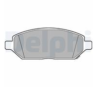DELPHI LP3236 Kit pastiglie freno, Freno a disco per OPEL,VAUXHALL