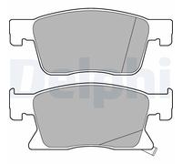 DELPHI LP3237 Kit pastiglie freno, Freno a disco per OPEL,VAUXHALL
