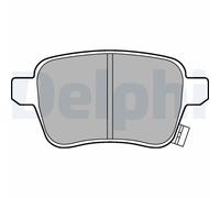 DELPHI LP3246 Kit pastiglie freno, Freno a disco per FIAT