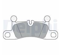 DELPHI LP3298 Kit pastiglie freno, Freno a disco per PORSCHE