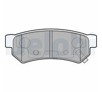 Delphi Kit pastiglie freni LP3305 – posteriore Low-Metallic per Chevrolet Spark, Lacetti (J200)
