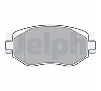 Set di pastiglie freno DELPHI LP3306, anteriore
