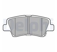 Set di pastiglie freno DELPHI LP3309, posteriore