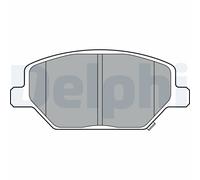 DELPHI LP3371 Kit pastiglie freni