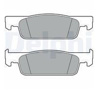 Set di pastiglie freno DELPHI LP3387, anteriore