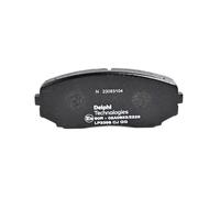Set di pastiglie freno DELPHI LP3399, anteriore