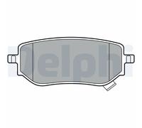 DELPHI LP3402 Kit pastiglie freno, Freno a disco per MERCEDES-BENZ,NISSAN