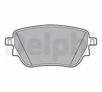 Delphi Set di pastiglie freno LP3438 Low-Metallic posteriore per Mercedes-Benz