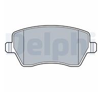 DELPHI LP3550 Kit pastiglie freno, Freno a disco per NISSAN