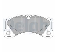 DELPHI LP3612 Kit pastiglie freno, Freno a disco per PORSCHE
