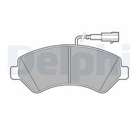 DELPHI LP3623 Kit pastiglie freno, Freno a disco per FIAT