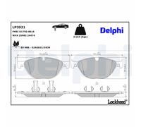 DELPHI LP3921 Kit pastiglie freno, Freno a disco per JAGUAR
