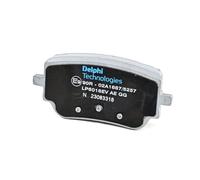 Pastiglie freno Low-Metallic LP5016EV DELPHI per MERCEDES-BENZ EQB EQA