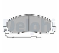 DELPHI LP504 Kit pastiglie freno, Freno a disco per OPEL,RENAULT,VAUXHALL