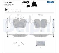 DELPHI LP5078EV Kit pastiglie freno, Freno a disco per POLESTAR,VOLVO