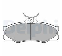 DELPHI LP548 Kit pastiglie freno, Freno a disco per VW