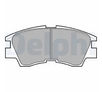 Set di pastiglie freno DELPHI LP633, anteriore