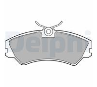 DELPHI LP668 Kit pastiglie freno, Freno a disco per VW