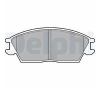 Set di pastiglie freno DELPHI LP704, anteriore