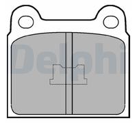DELPHI LP76 Kit pastiglie freno, Freno a disco per AUDI,VW