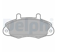 DELPHI LP766 Kit pastiglie freno, Freno a disco per FORD,FORD (JMC)