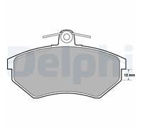 Set di pastiglie freno DELPHI LP778, anteriore