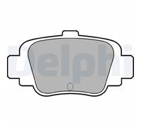 DELPHI LP780 Kit pastiglie freno, Freno a disco per NISSAN