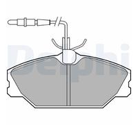 Set di pastiglie freno DELPHI LP788, anteriore