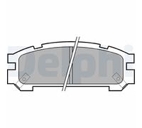 DELPHI LP814 Kit pastiglie freni