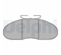 DELPHI LP828 Kit pastiglie freno, Freno a disco per NISSAN,VAUXHALL