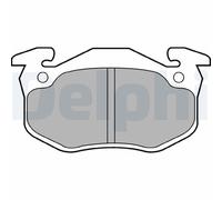 Set di pastiglie freno DELPHI LP852, anteriore