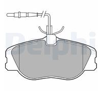 Set di pastiglie freno DELPHI LP909, anteriore