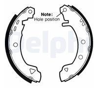 DELPHI LS1402 Kit ganasce freno per CITROËN,RENAULT