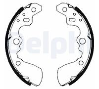 DELPHI LS1710 Kit ganasce freno per SUZUKI