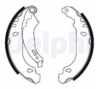 DELPHI LS1848 Kit ganasce freno per PEUGEOT