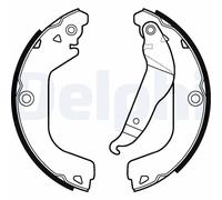 DELPHI LS2123 Kit ganasce freno per CHEVROLET