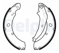DELPHI LS2136 Kit ganasce freni