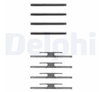 DELPHI LX0035 Kit accessori, Pastiglia freno per OPEL,VAUXHALL