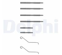 DELPHI LX0068 Kit accessori, Pastiglia freno per FIAT,IVECO