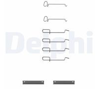 DELPHI LX0080 Kit accessori, Pastiglia freno per CITROËN,PEUGEOT,RENAULT