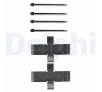 DELPHI LX0107 Kit accessori, Pastiglia freno per VW