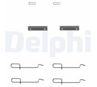 DELPHI LX0142 Kit accessori, Pastiglia freno per CITROËN,NISSAN,PEUGEOT,RENAULT