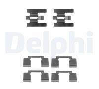 DELPHI LX0224 Kit accessori, Pastiglia freno per VOLVO
