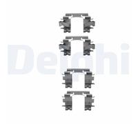 DELPHI LX0298 Kit accessori, Pastiglia freno per HONDA