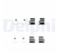 DELPHI LX0313 Kit accessori, Pastiglia freno per ABARTH,ALFA ROMEO,CITROËN,DS,FI