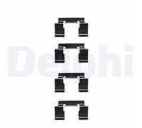 DELPHI LX0337 Kit accessori, Pastiglia freno per NISSAN