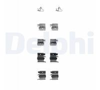 DELPHI LX0339 Kit accessori, Pastiglia freno per MAZDA,MITSUBISHI,TOYOTA