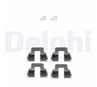 DELPHI LX0342 Kit accessori, Pastiglia freno per ABARTH,ALFA ROMEO,BMW,CADILLAC,